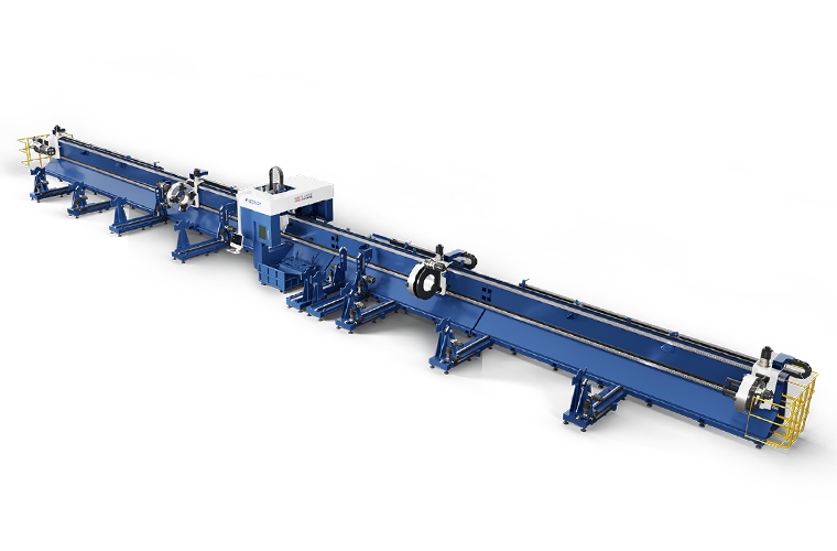 PF系列四卡盘重载型激光切管机